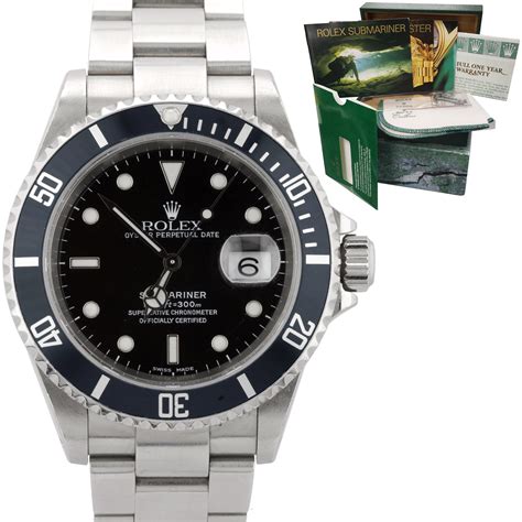 rolex submariner 2000 ft|Rolex Submariner 16610 year.